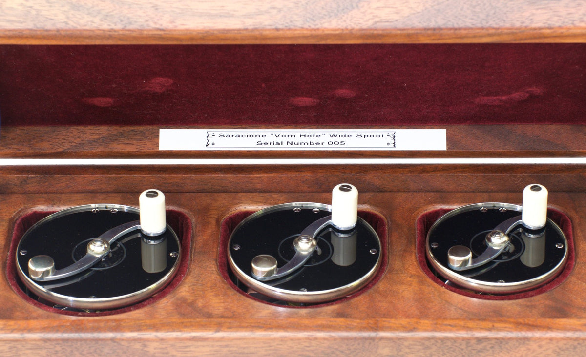 Joe Saracione Deluxe II Trout (Wide) Boxed Reel Set 