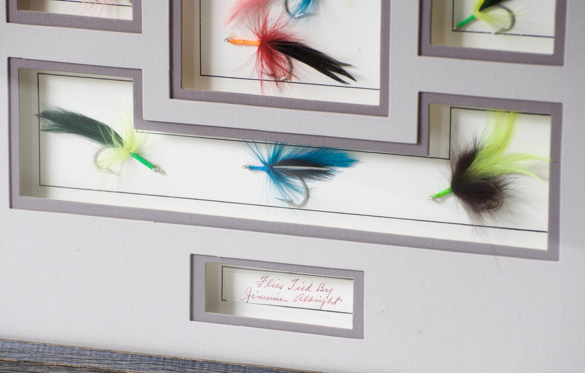 Albright, Jimmie - Shadowbox Framed Flies
