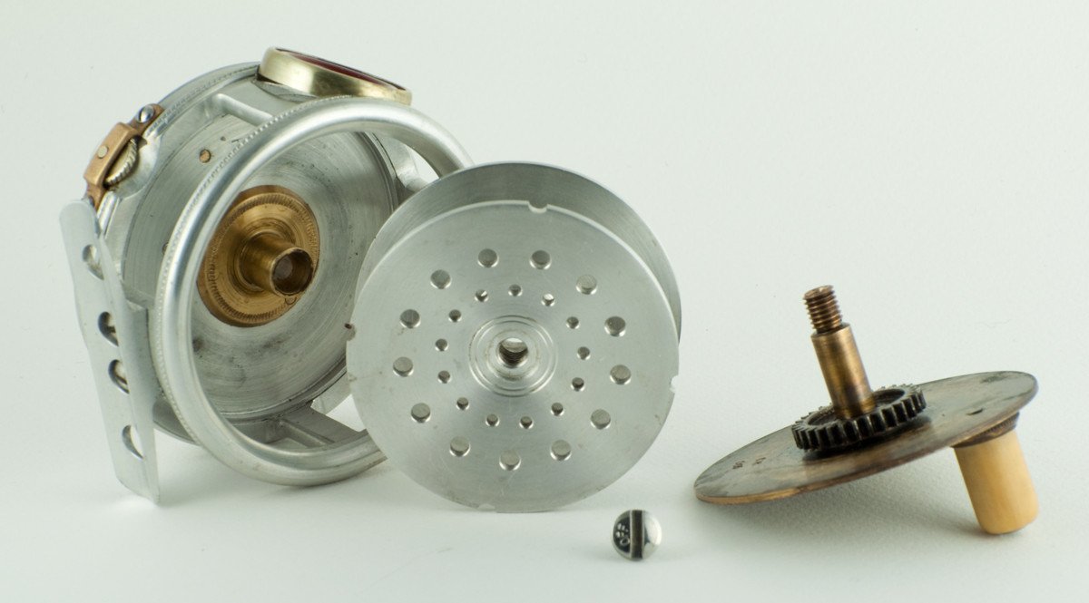 Chris Henshaw 3" Brass Face Perfect fly reel LHW 