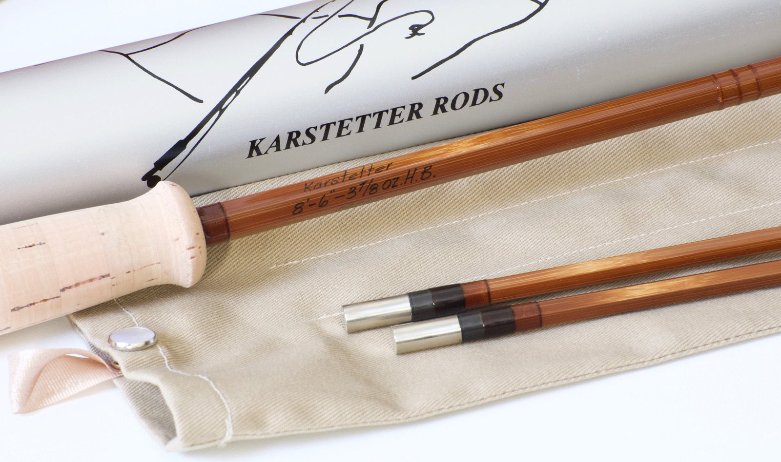 Karstetter, Marty - Hollow-Built Bamboo Rod 8'6 2/2 5wt 