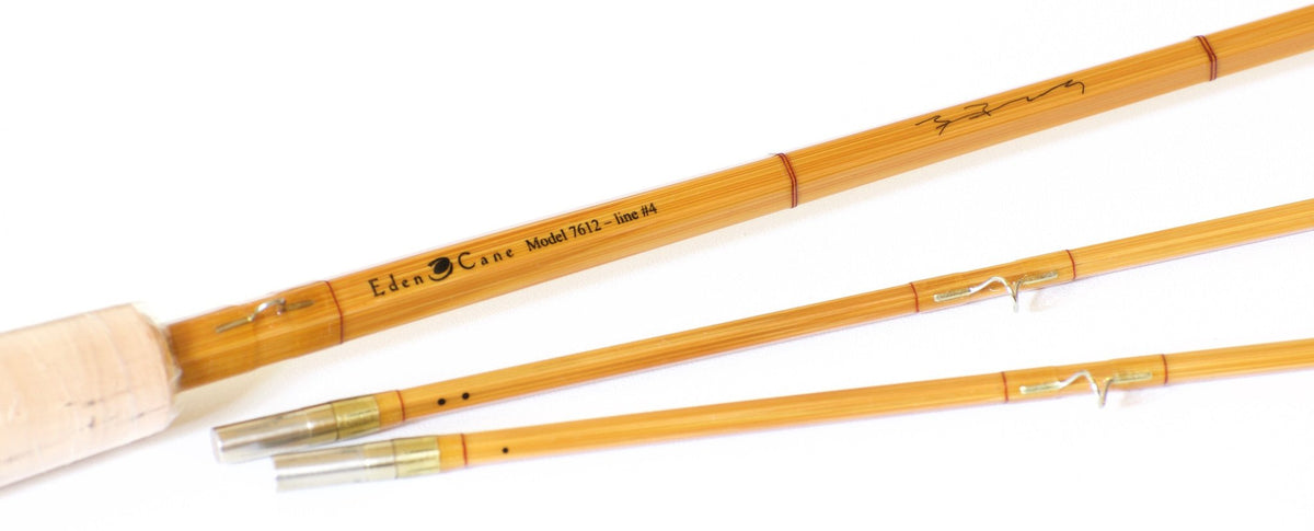 Eden Cane 7'6 4wt Nodeless Bamboo Rod - Mint