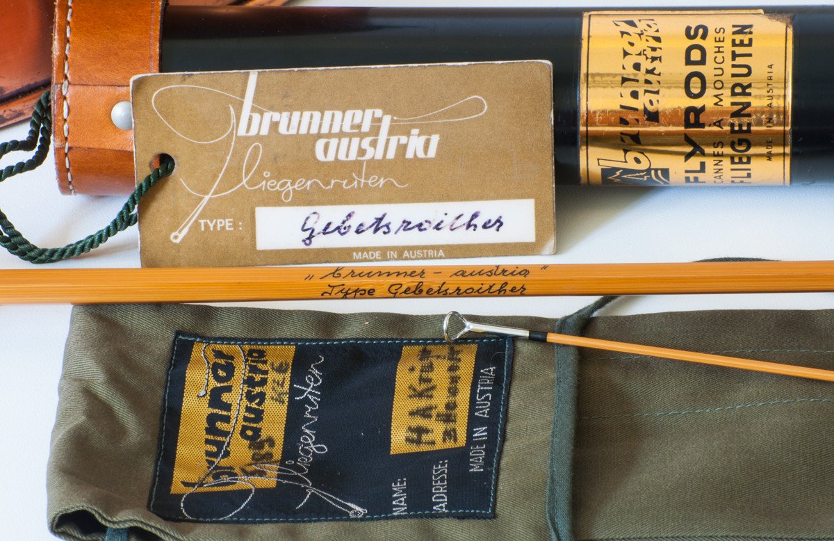 Brunner, Walter - "Type Gebetsroither" Bamboo Rod 7' 2/1 5-6wt 