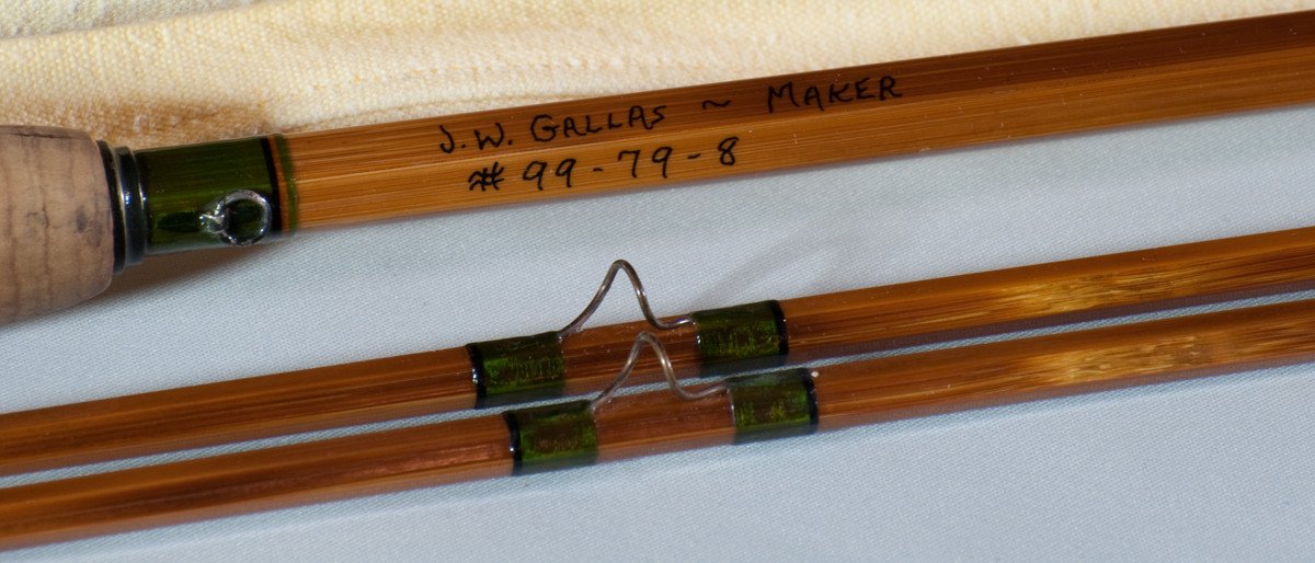Gallas, John - 7'9 Parabolic 5wt Bamboo Rod 