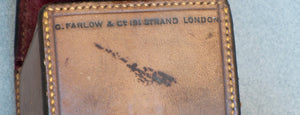 Farlow Block Leather Reel Case