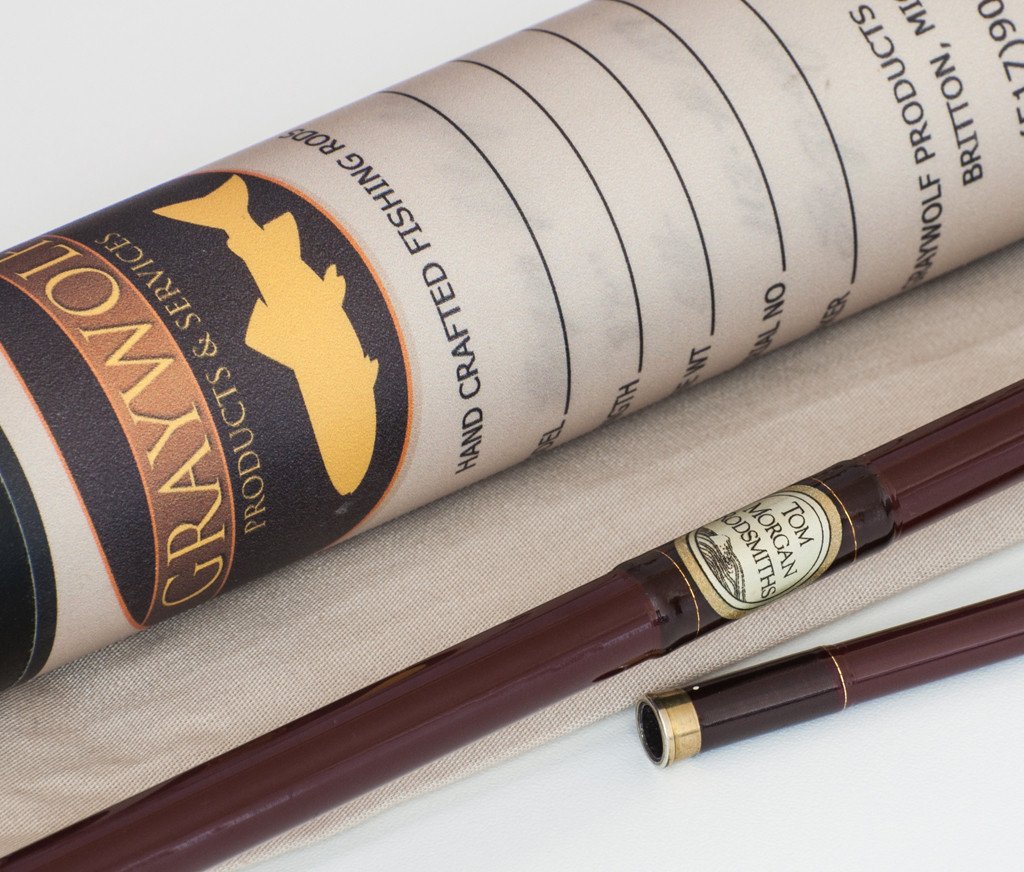 Graywolf Rods / Tom Morgan Rodsmiths Fiberglass Fly Rod - 8' 5wt 2pc!