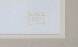 Eddy, Bob -- "Loop Wing Blue Dun" Watercolor