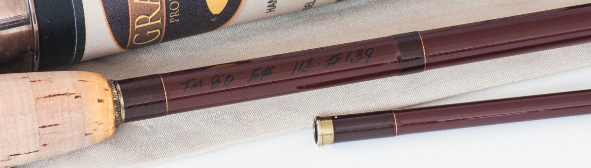 Graywolf Rods / Tom Morgan Rodsmiths Fiberglass Fly Rod - 8' 5wt 2pc!