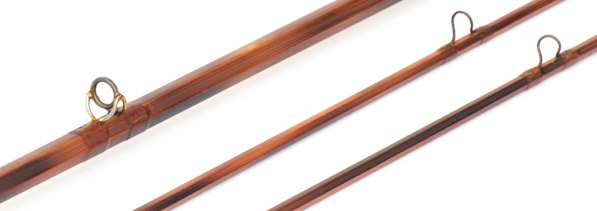 Bob Summers Model 856 Bamboo Rod 8' 2/2 #5/6 - rod sections with guides and wraps