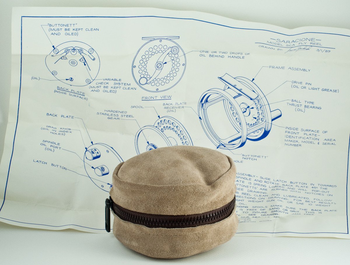 Joe Saracione SCA Fly Reel 3 1/4"