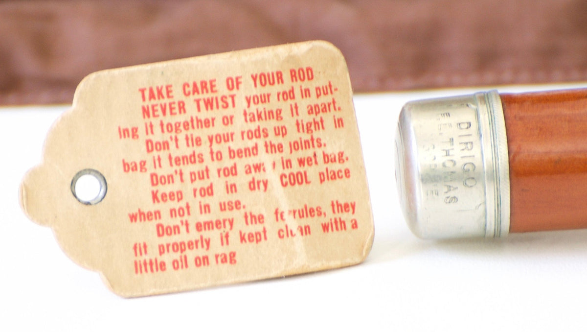 Thomas, FE -- Dirigo Bamboo Rod 9' 3/2 6-7wt 