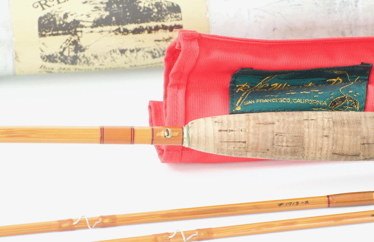 R.L. Winston Bamboo Rod (Morgan-Era) 7'6" 2/2 #4/5 - full rod assembled view