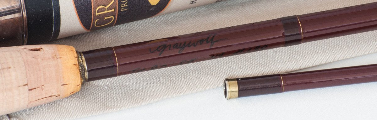 Graywolf Rods / Tom Morgan Rodsmiths Fiberglass Fly Rod - 8' 5wt 2pc!