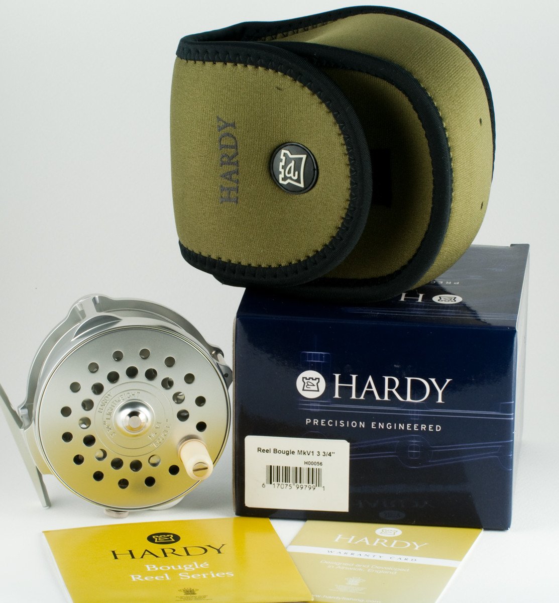 Hardy Bougle Lightweight MKVI 3 3/4" fly reel 