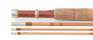 Simroe, Ted -- 7'6 4wt Bamboo Rod - ferrules and tip tops detail