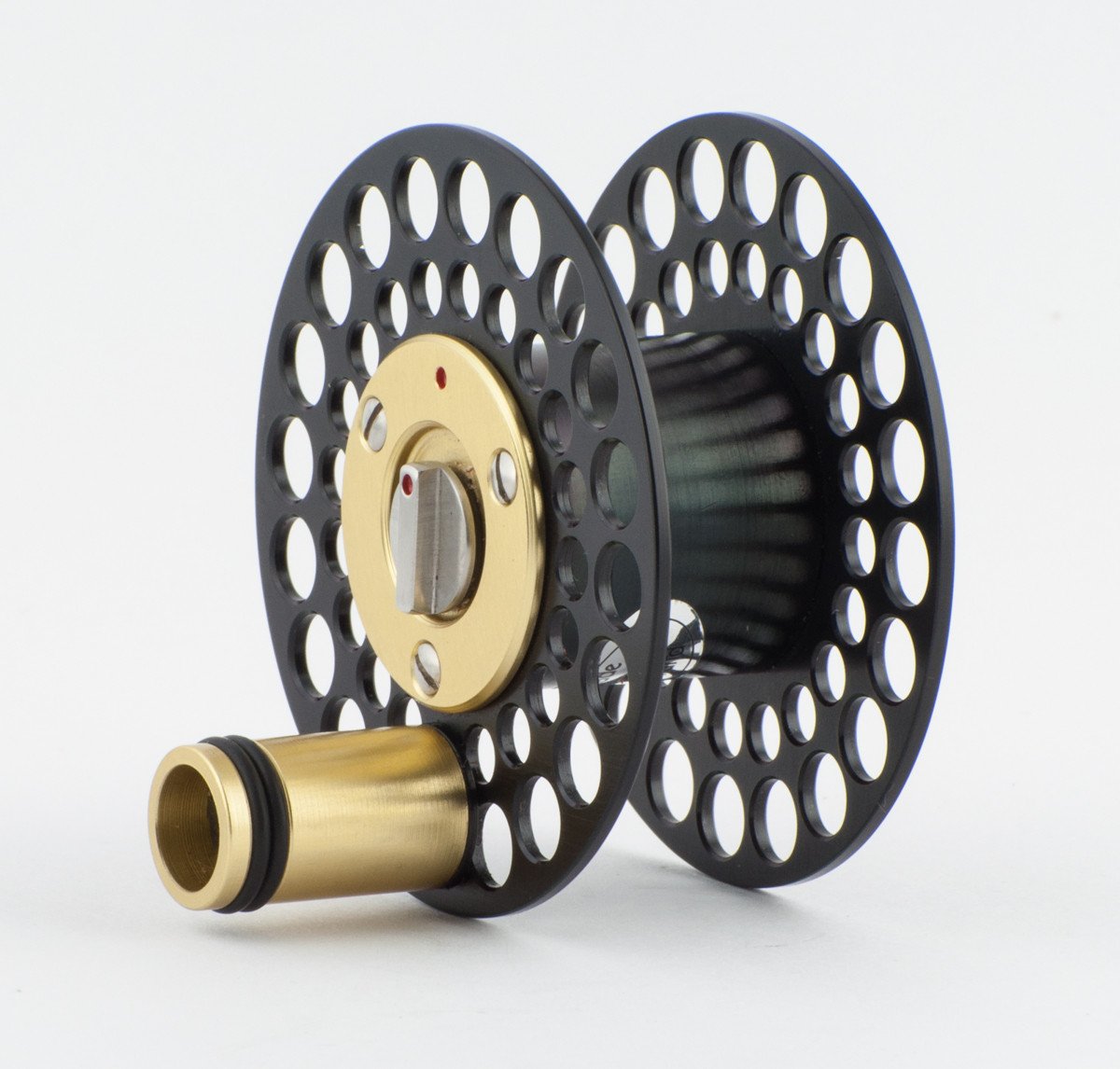 Ari 't Hart F1 Traun fly reel (gold) with spare spool