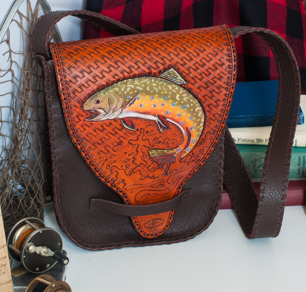 Annie Margarita Leather "Brookie" Satchel