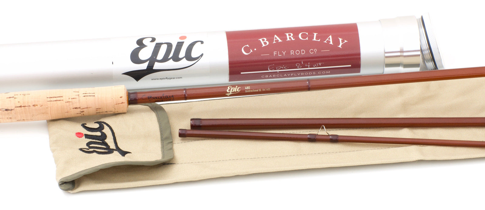 Barclay, Chris -- Epic 480 -- 8' 4wt Fiberglass Fly Rod