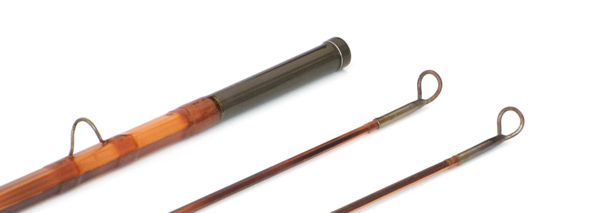 Bob Summers Model 856 Bamboo Rod 8' 2/2 #5/6 - rod sections with guides and wraps