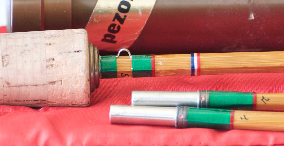 Pezon et Michel Super Parabolic PPP, "St. Louis" Type Dubos Bamboo Rod 8'1 4-5wt