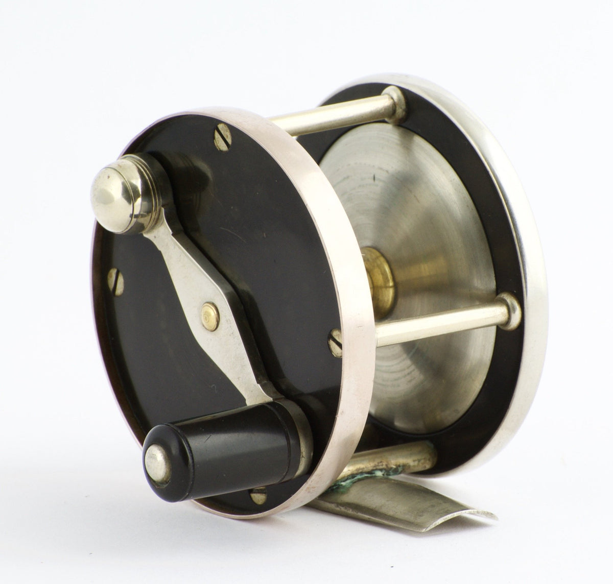 Julius Vom Hofe - Size 3 1/2 German Silver Fly Reel