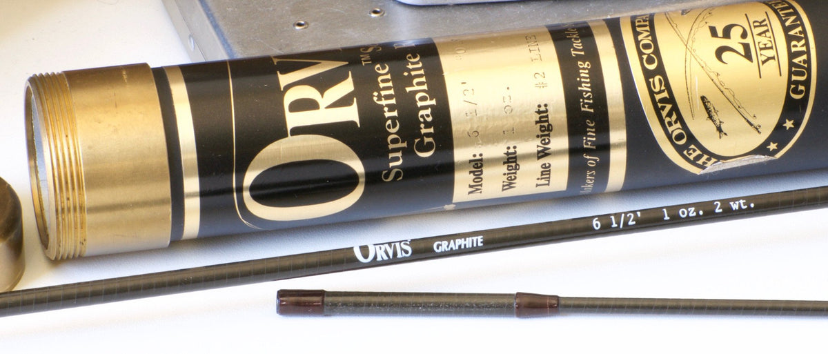 Orvis Superfine 6'6" 2wt Fly Rod - 2 Piece - case or tube detail
