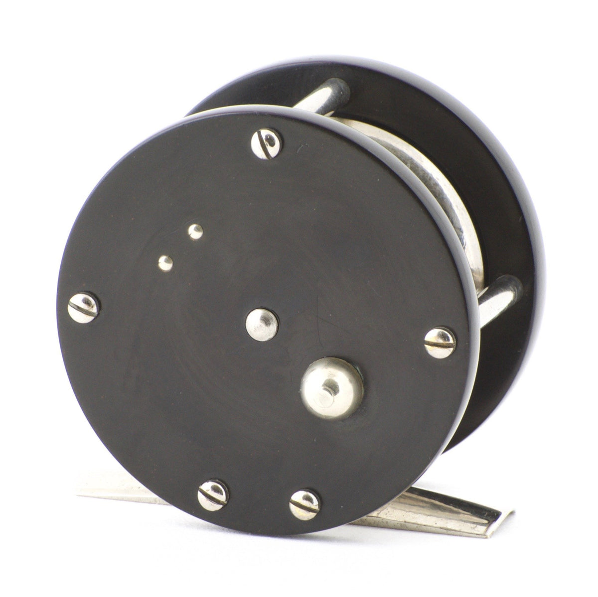 Julius Vom Hofe Ebonite Fly Reel - size 3 1/2