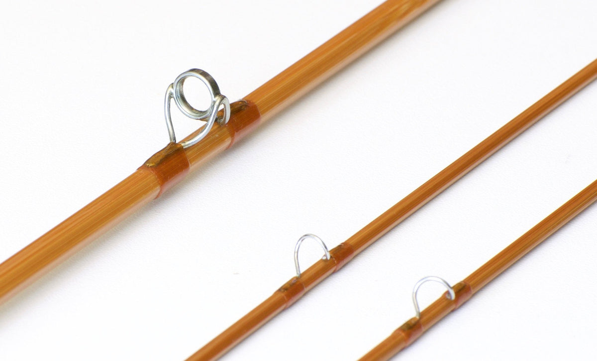 Simroe, Ted -- 7' 4wt Bamboo Rod (New) - rod sections with guides and wraps