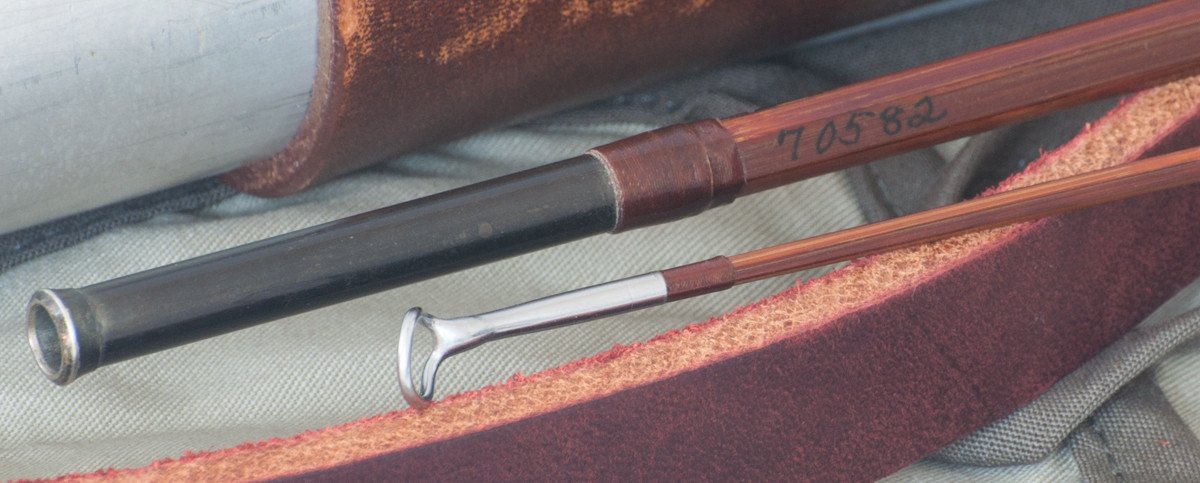 Orvis Wes Jordan 8' 2/2 7wt Bamboo Rod with Leather Tube