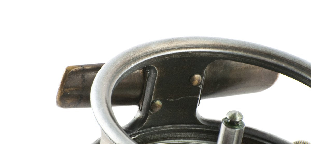 Hardy St. George Fly Reel 3" and spare spool - with leather cases!