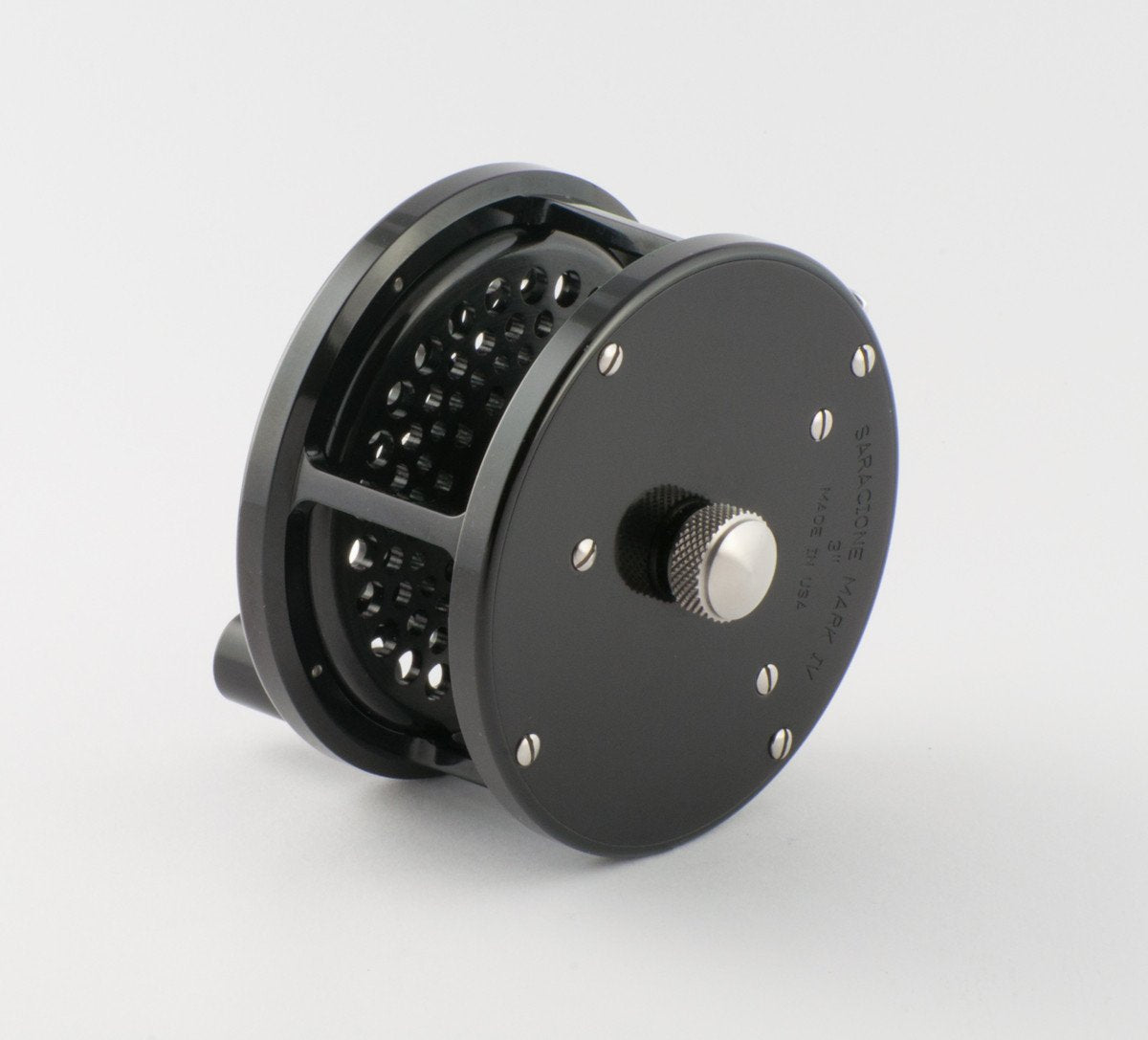 Joe Saracione 3" Mark IV Trout Fly Reel - All Black RHW