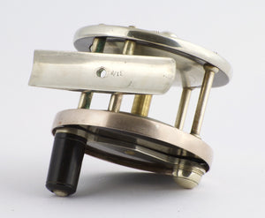 Julius Vom Hofe - Size 3 1/2 German Silver Fly Reel 