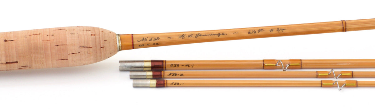 Jennings, Homer -- 6'6 3/2 3-4wt Bamboo Rod 