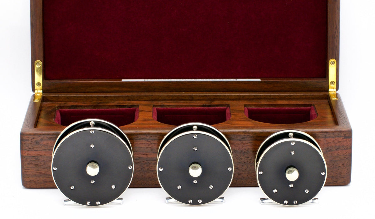 Joe Saracione Deluxe II Trout (Narrow) Boxed Reel Set 