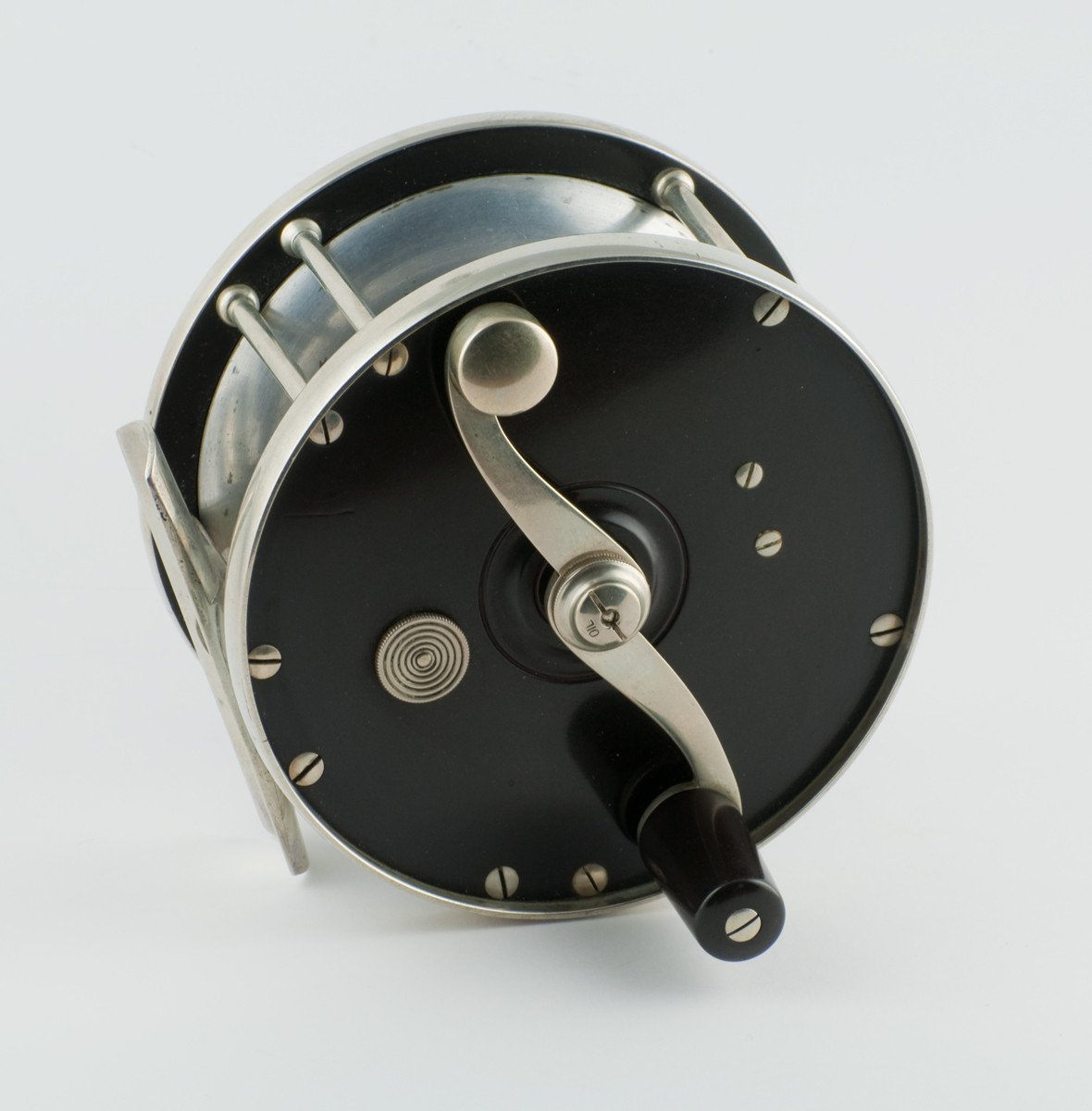 Edward Vom Hofe Model 423 Restigouche 6/0 Fly Reel with Leather Case