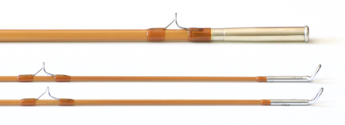 Simroe, Ted -- 7' 4wt Bamboo Rod (New) - rod sections with wraps and hardware