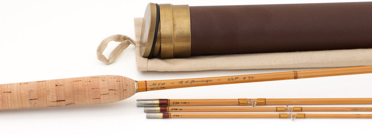 Jennings, Homer -- 6'6 3/2 3-4wt Bamboo Rod 