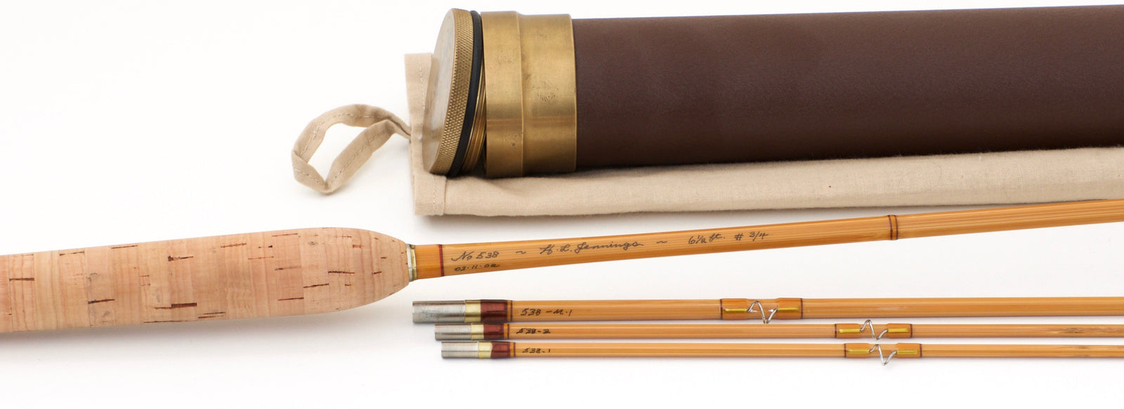 Jennings, Homer -- 6'6 3/2 3-4wt Bamboo Rod 