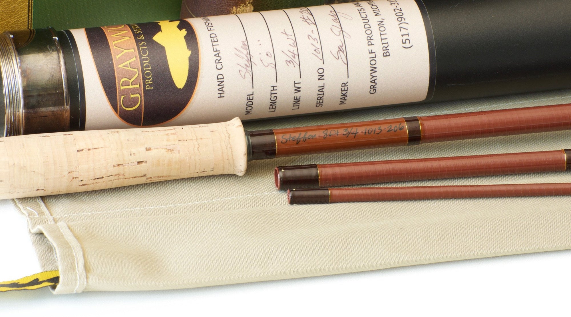 Graywolf Rods / Steffen Bros. 8' 3-4wt Fiberglass Fly Rod 