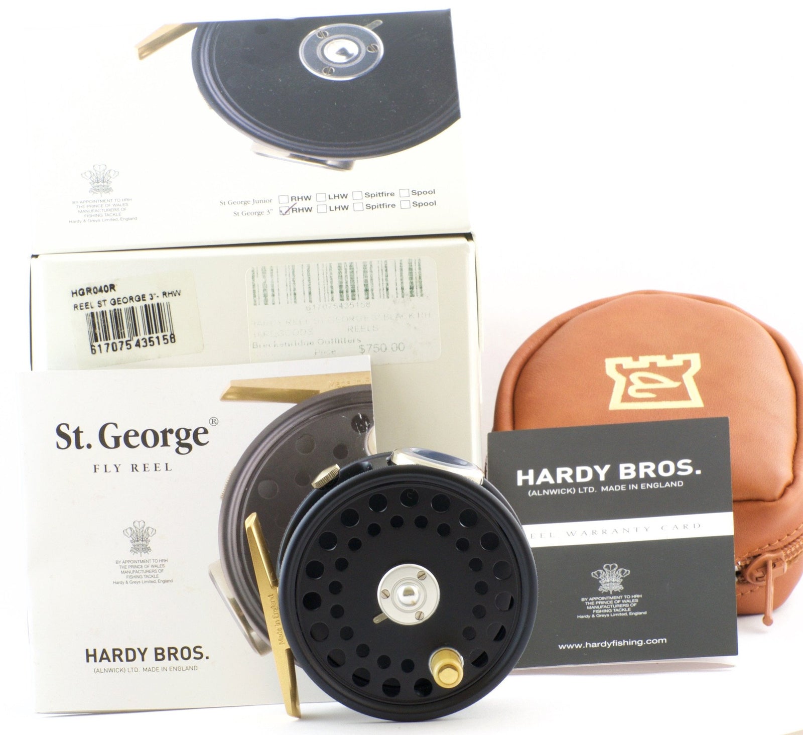 Hardy St. George 3" Fly Reel (new in box)