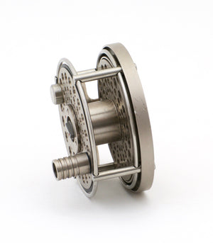 Ari 't Hart S0 Fly Reel and Spare Spool - Nickel Plated