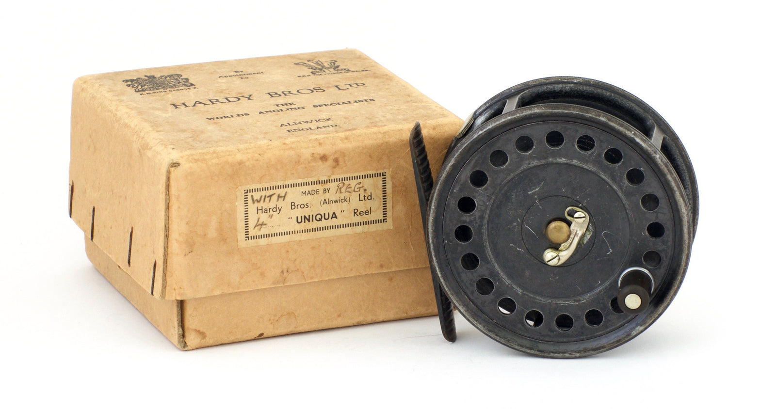 Hardy Uniqua 4" Wide Drum Fly Reel w/Box 