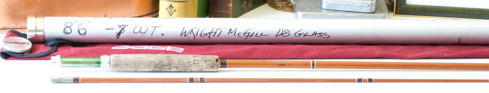Wright & McGill 8'6" 7wt Denco 8A Fiberglass Fly Rod