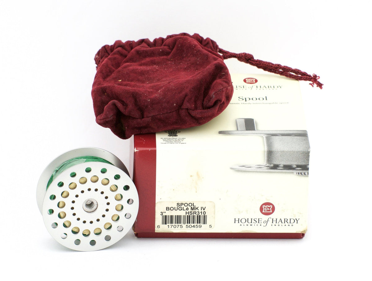 Hardy Bougle MKIV 3" Fly Reel and Spare Spool 