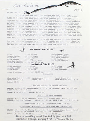 Gartside, Jack - Fly and Ephemera Collection 