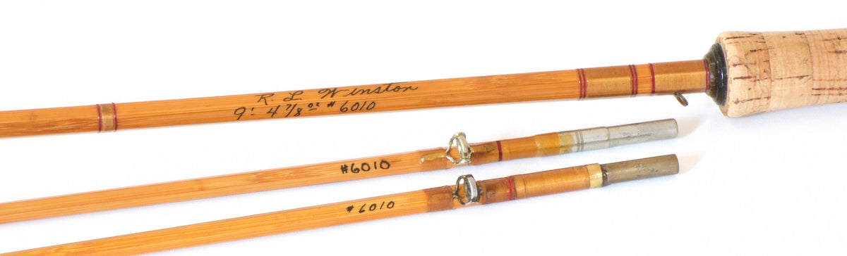 R.L. Winston Bamboo Fly Rod SF-era 9' 2/2 4 7/8 oz. - guides and thread wrapping