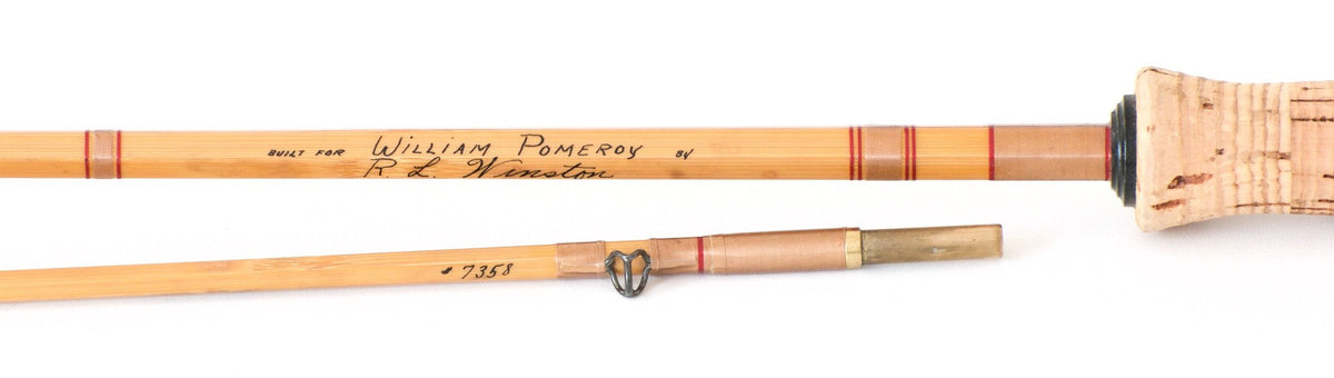 R.L. Winston Bamboo Fly Rod Stoner Era 8'6" 2/1 #5/6 - rod sections with wraps