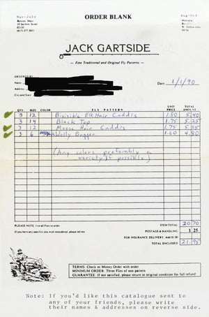 Gartside, Jack - Fly and Ephemera Collection 