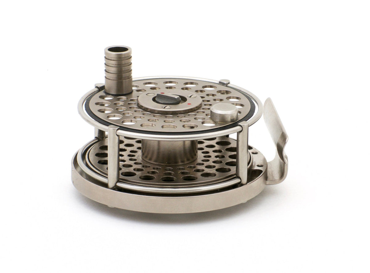 Ari 't Hart S0 Fly Reel and Spare Spool - Nickel Plated