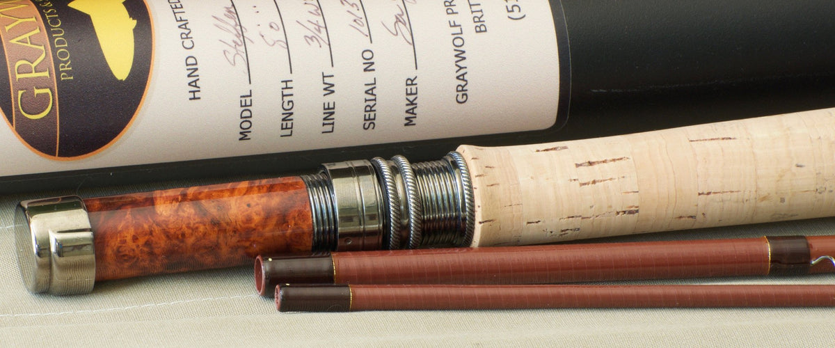 Graywolf Rods / Steffen Bros. 8' 3-4wt Fiberglass Fly Rod 