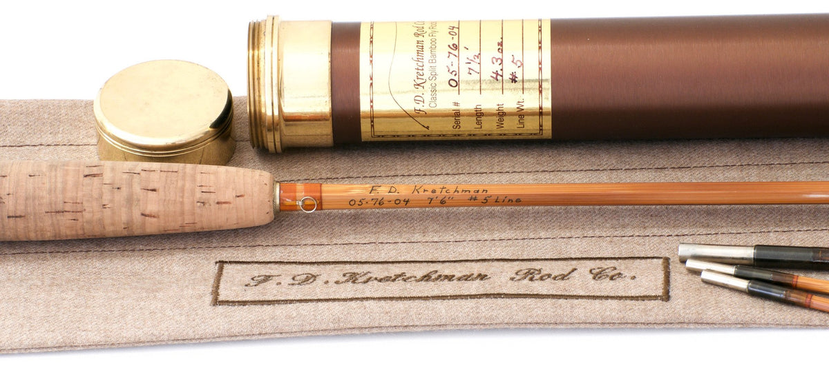 Kretchman, Fred - 7'6 5wt Bamboo Fly Rod 